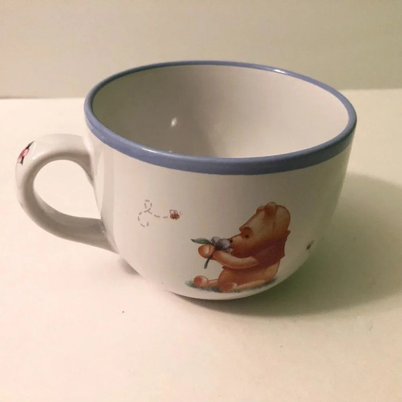 Vintage Winnie The Pooh Large Soup  Mug Simply Pooh Disney Coffee Cup - Picture 13 of 13